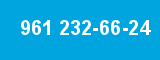 961 232-66-24